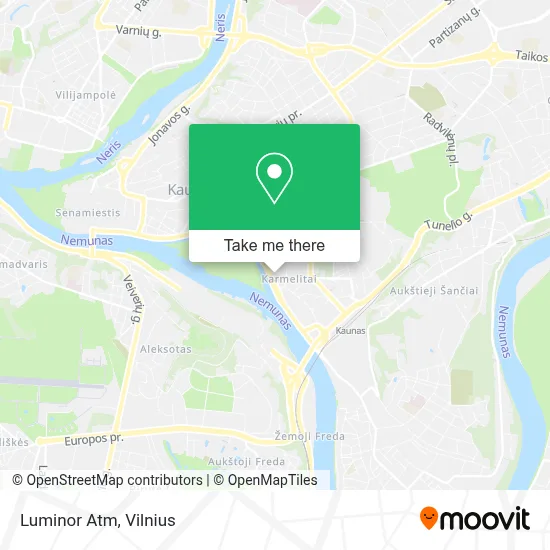 Luminor Atm map
