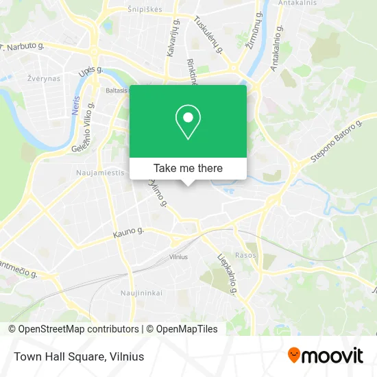Town Hall Square map