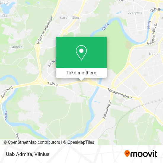 Uab Admita map