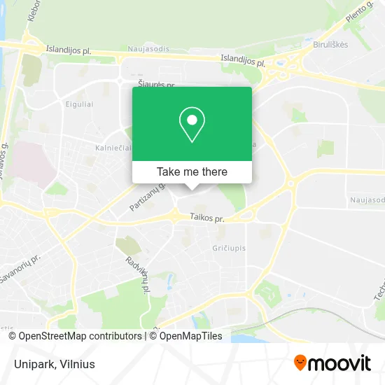 Unipark map