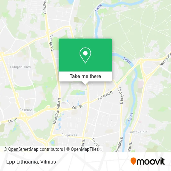 Lpp Lithuania map