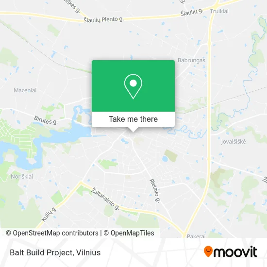 Balt Build Project map