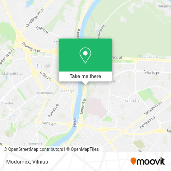 Modomex map