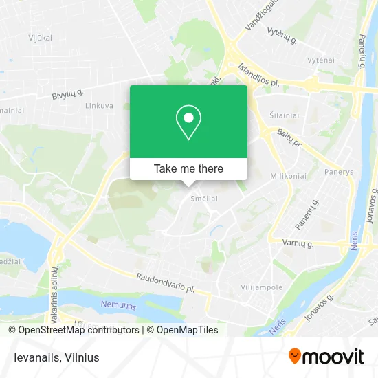 Ievanails map