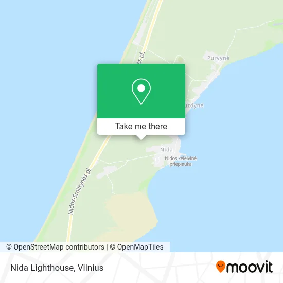 Nida Lighthouse map