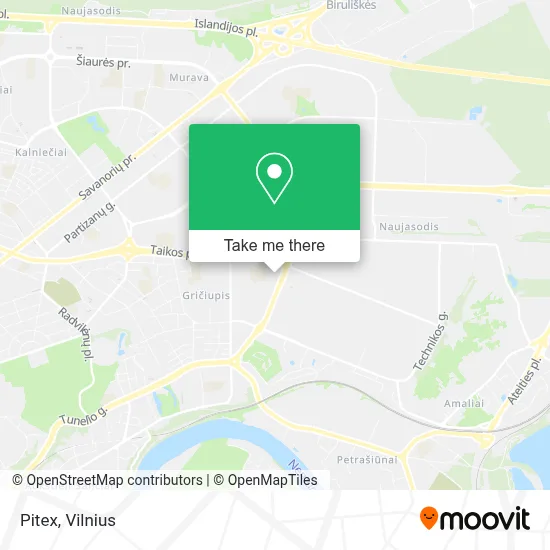Pitex map