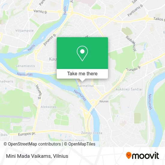 Mini Mada Vaikams map