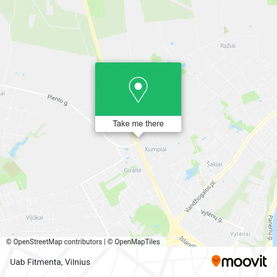 Uab Fitmenta map