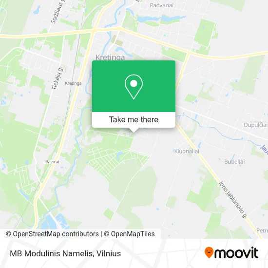 MB Modulinis Namelis map