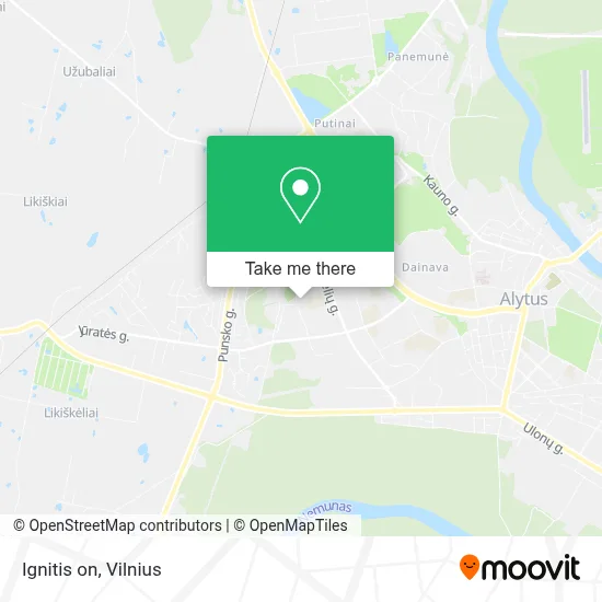 Ignitis on map