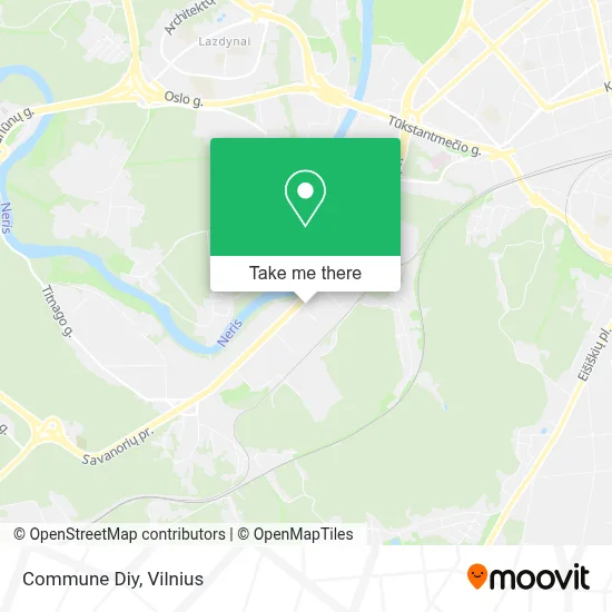 Commune Diy map