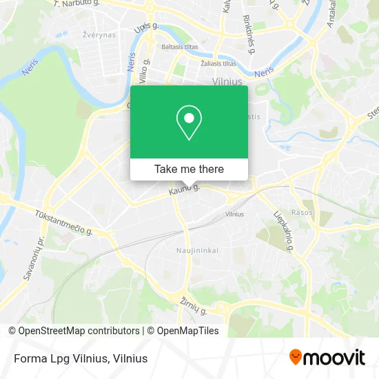 Forma Lpg Vilnius map