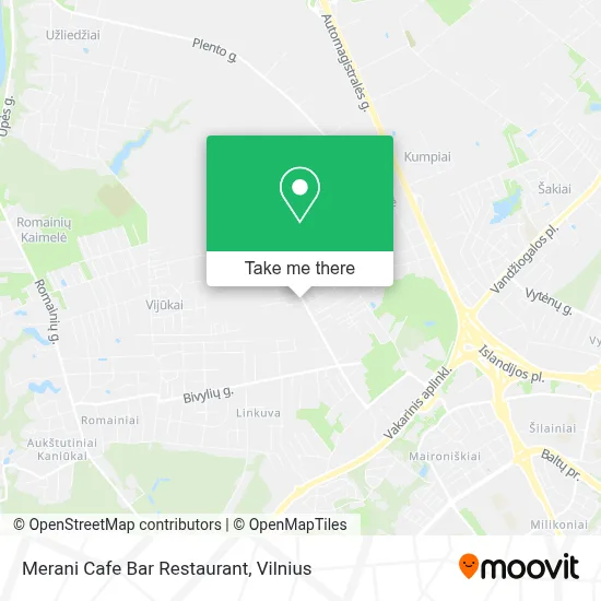 Merani Cafe Bar Restaurant map