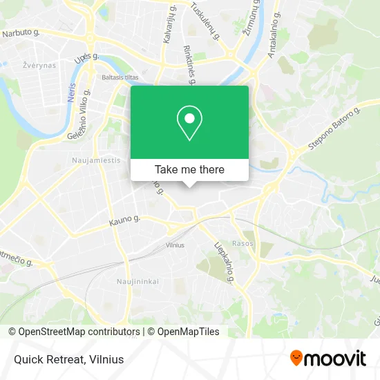 Quick Retreat map