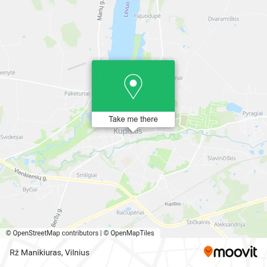 Rž Manikiuras map