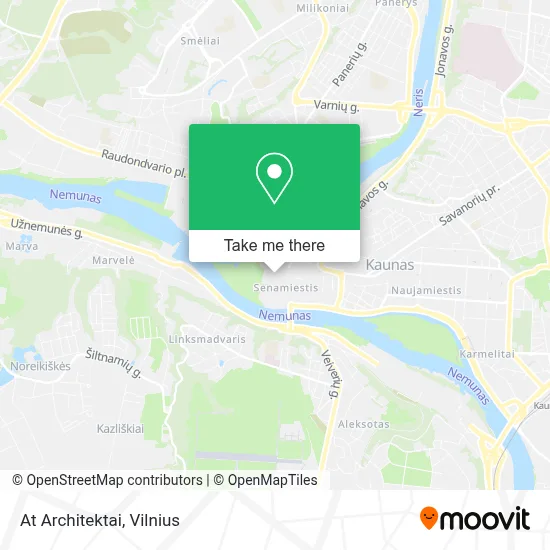 At Architektai map