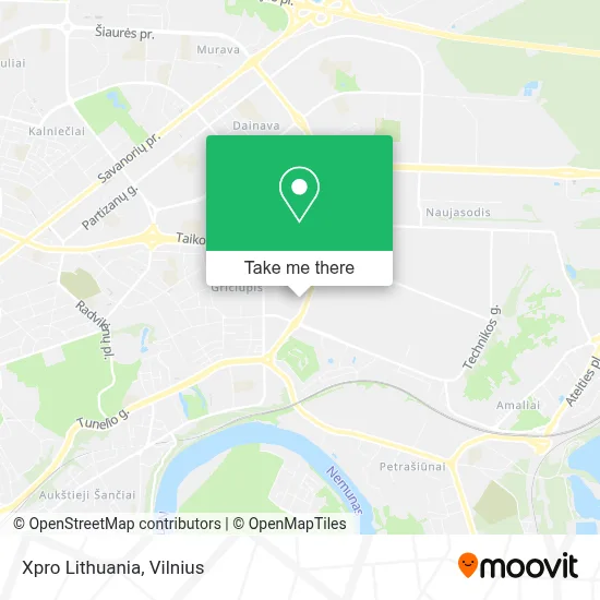 Xpro Lithuania map