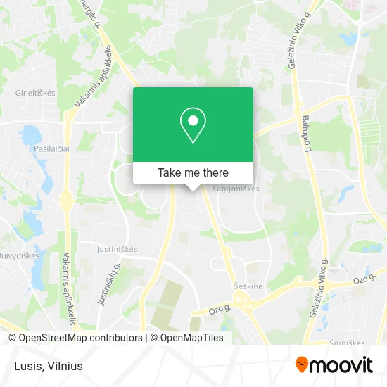 Lusis map