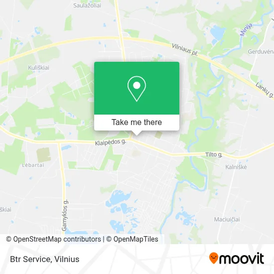 Btr Service map