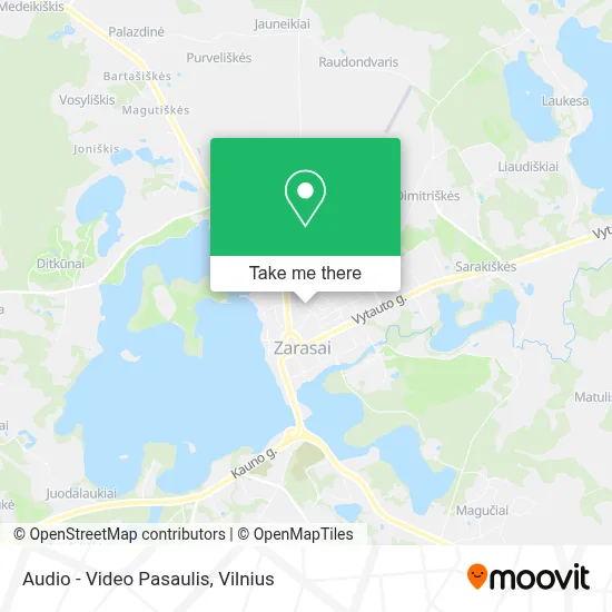 Audio - Video Pasaulis map