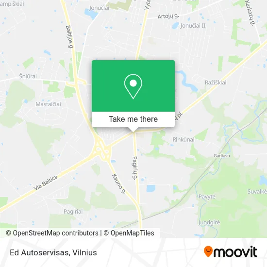 Ed Autoservisas map