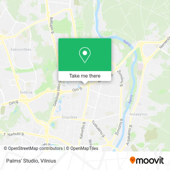 Palms' Studio map