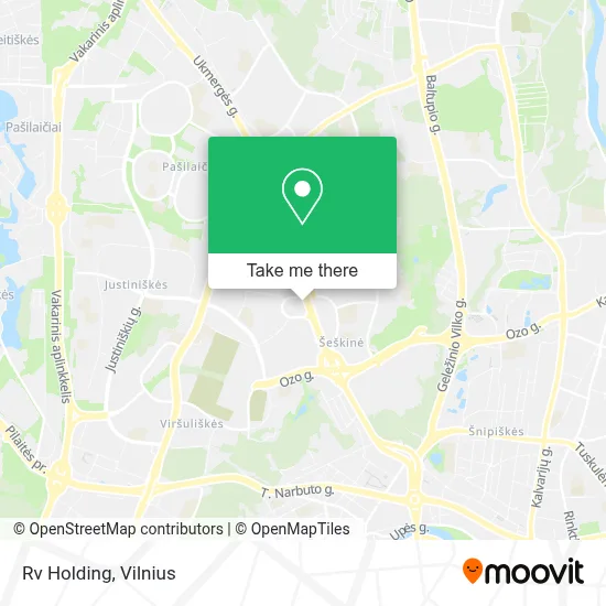 Rv Holding map
