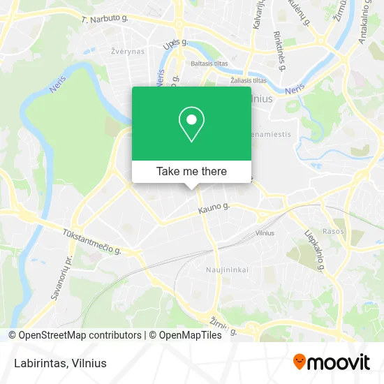 Labirintas map