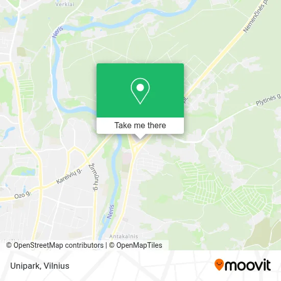 Unipark map