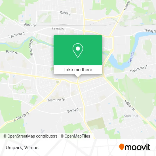 Unipark map