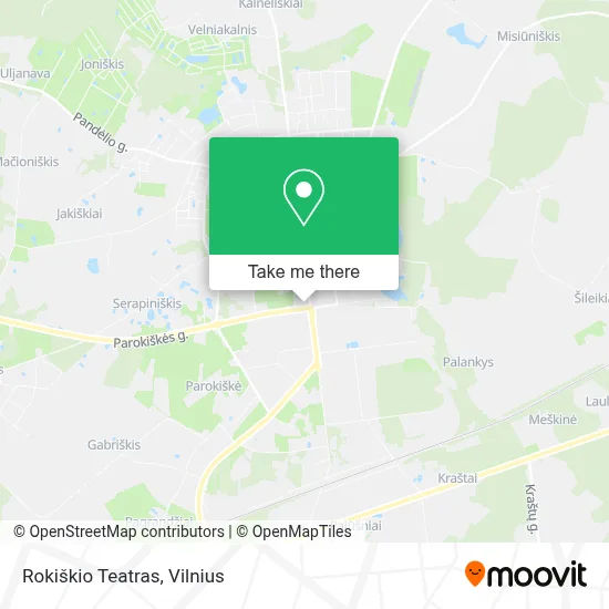 Rokiškio Teatras map