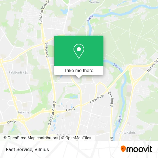 Fast Service map