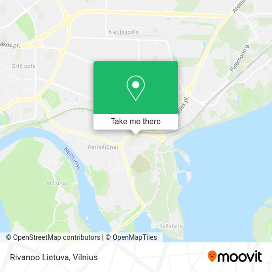 Rivanoo Lietuva map
