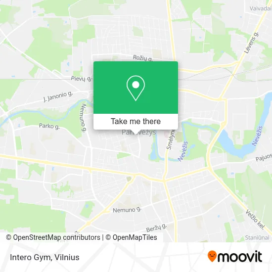 Intero Gym map
