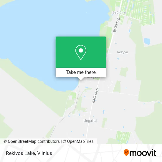 Rekivos Lake map