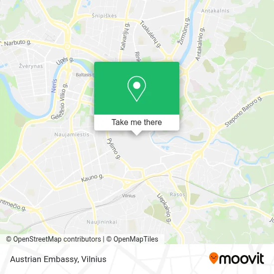 Austrian Embassy map