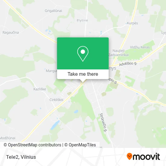 Tele2 map