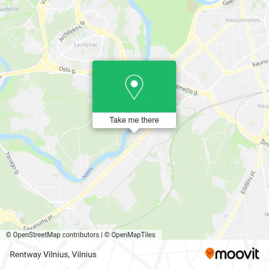 Rentway Vilnius map