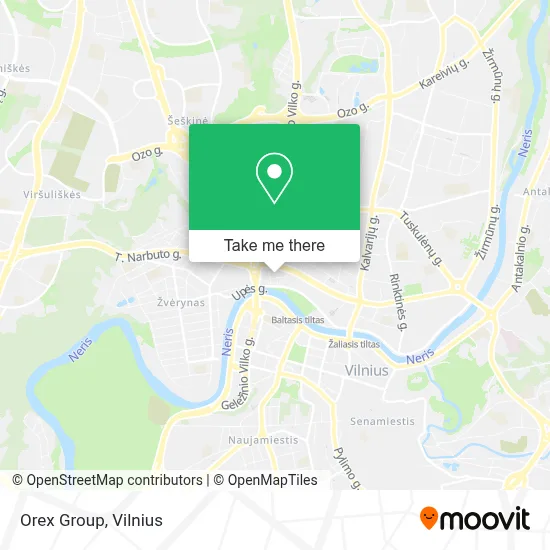 Orex Group map