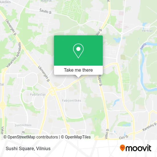 Sushi Square map