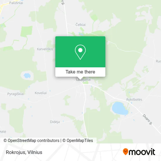 Rokrojus map