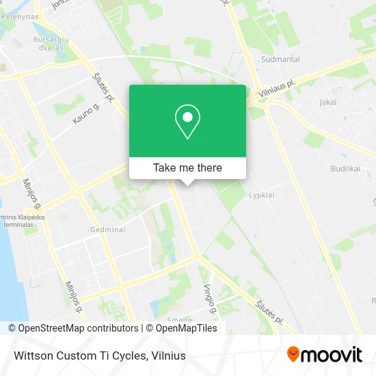 Wittson Custom Ti Cycles map