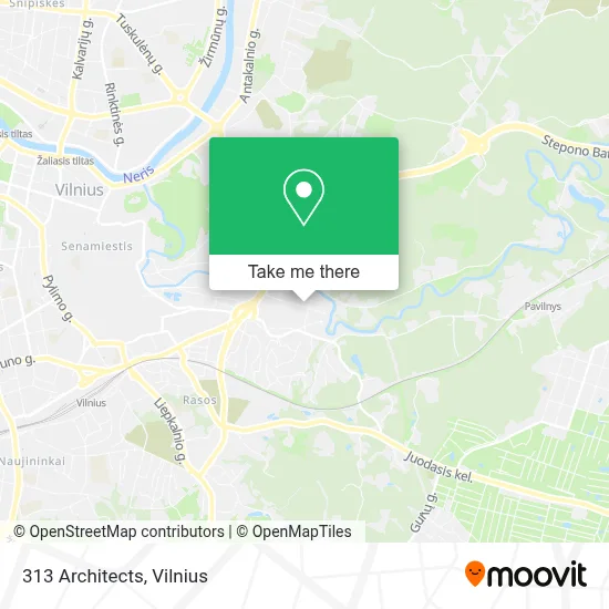 313 Architects map