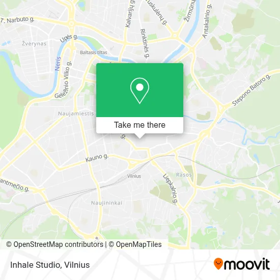 Inhale Studio map