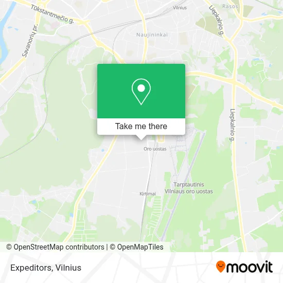 Expeditors map