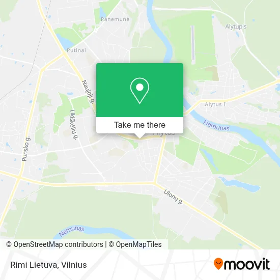 Rimi Lietuva map