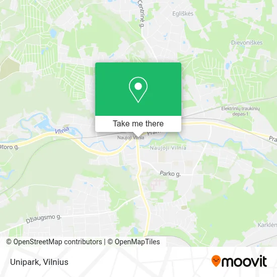 Unipark map