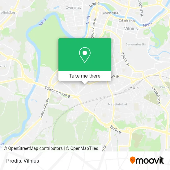 Prodis map