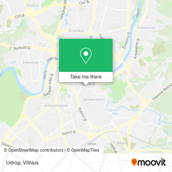 Udrop map