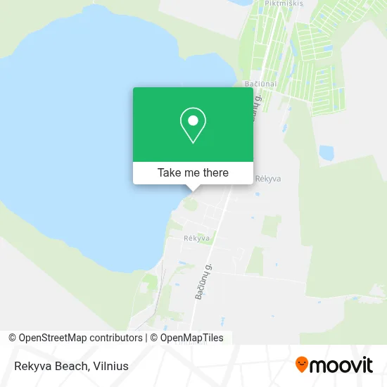 Rekyva Beach map